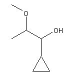 1-cyclopropyl-2-methoxypropan-1-ol