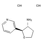 rac-(2S,3R)-2-(pyridin-3-yl)oxolan-3-amine dihydrochloride