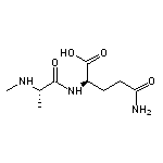 (2R)-4-carbamoyl-2-[(2S)-2-(methylamino)propanamido]butanoic acid