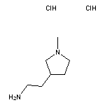 2-(1-methylpyrrolidin-3-yl)ethan-1-amine dihydrochloride