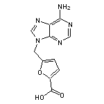 5-[(6-amino-9H-purin-9-yl)methyl]furan-2-carboxylic acid