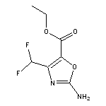 ethyl 2-amino-4-(difluoromethyl)-1,3-oxazole-5-carboxylate