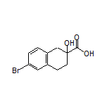 6-Bromo-2-hydroxy-1,2,3,4-tetrahydronaphthalene-2-carboxylic Acid