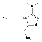 5-(aminomethyl)-N,N-dimethyl-4H-1,2,4-triazol-3-amine hydrochloride