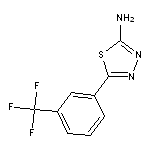 2-Amino-5-[3-(trifluoromethyl)phenyl]-1,3,4-thiadiazole