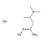 3-(dimethylamino)-N’-hydroxybutanimidamide hydrochloride