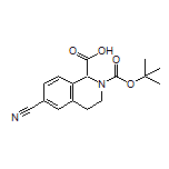 2-Boc-6-cyano-1,2,3,4-tetrahydroisoquinoline-1-carboxylic Acid