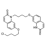 7-(4-chlorobutoxy)-1-{4-[(2-oxo-1,2-dihydroquinolin-7-yl)oxy]butyl}-1,2-dihydroquinolin-2-one