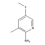 3-methyl-5-(methylsulfanyl)pyridin-2-amine