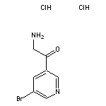 2-amino-1-(5-bromopyridin-3-yl)ethan-1-one dihydrochloride