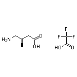 (3R)-4-amino-3-methylbutanoic acid, trifluoroacetic acid