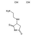 3-[(2-aminoethyl)amino]pyrrolidine-2,5-dione dihydrochloride