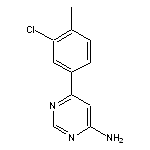 6-(3-chloro-4-methylphenyl)pyrimidin-4-amine