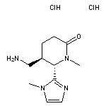 rac-(5R,6S)-5-(aminomethyl)-1-methyl-6-(1-methyl-1H-imidazol-2-yl)piperidin-2-one dihydrochloride