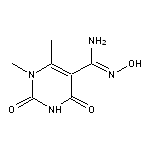 (Z)-N’-hydroxy-1,6-dimethyl-2,4-dioxo-1,2,3,4-tetrahydropyrimidine-5-carboximidamide