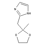 2-[(2-methyl-1,3-dioxolan-2-yl)methyl]-1H-imidazole