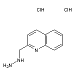 2-(hydrazinylmethyl)quinoline dihydrochloride