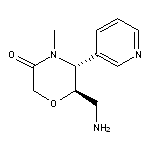 rac-(5R,6R)-6-(aminomethyl)-4-methyl-5-(pyridin-3-yl)morpholin-3-one