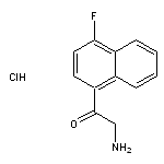 2-amino-1-(4-fluoronaphthalen-1-yl)ethan-1-one hydrochloride