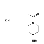 1-(4-aminopiperidin-1-yl)-3,3-dimethylbutan-1-one hydrochloride