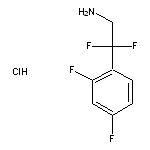 2-(2,4-difluorophenyl)-2,2-difluoroethan-1-amine hydrochloride