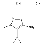 5-cyclopropyl-1-methyl-1H-pyrazol-4-amine dihydrochloride