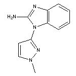 1-(1-methyl-1H-pyrazol-3-yl)-1H-1,3-benzodiazol-2-amine