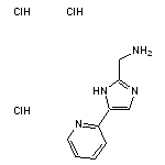 [5-(pyridin-2-yl)-1H-imidazol-2-yl]methanamine trihydrochloride