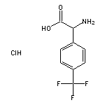 2-amino-2-[4-(trifluoromethyl)phenyl]acetic acid hydrochloride