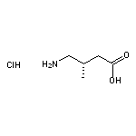 (3S)-4-amino-3-methylbutanoic acid hydrochloride