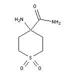 4-amino-1,1-dioxo-1$l^{6}-thiane-4-carboxamide