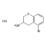 5-bromo-3,4-dihydro-2H-1-benzopyran-3-amine hydrochloride