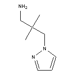 2,2-dimethyl-3-(1H-pyrazol-1-yl)propan-1-amine