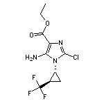 rac-ethyl 5-amino-2-chloro-1-[(1R,2R)-2-(trifluoromethyl)cyclopropyl]-1H-imidazole-4-carboxylate