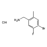 (4-bromo-5-fluoro-2-methylphenyl)methanamine hydrochloride