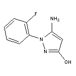 5-amino-1-(2-fluorophenyl)-1H-pyrazol-3-ol