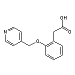 2-[2-(pyridin-4-ylmethoxy)phenyl]acetic acid