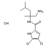 N-(1-amino-2,4-dimethylpentan-2-yl)-4,5-dichloro-1H-pyrrole-2-carboxamide hydrochloride