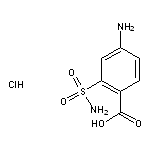 4-amino-2-sulfamoylbenzoic acid hydrochloride