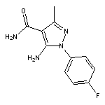 5-amino-1-(4-fluorophenyl)-3-methyl-1H-pyrazole-4-carboxamide