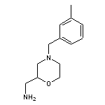 {4-[(3-methylphenyl)methyl]morpholin-2-yl}methanamine