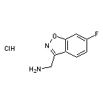 (6-fluoro-1,2-benzoxazol-3-yl)methanamine hydrochloride