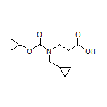 3-[Boc-(cyclopropylmethyl)amino]propanoic Acid