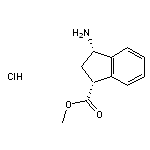 rac-methyl (1R,3S)-3-amino-2,3-dihydro-1H-indene-1-carboxylate hydrochloride