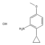 2-cyclopropyl-5-methoxyaniline hydrochloride