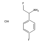 2-fluoro-1-(4-fluorophenyl)ethan-1-amine hydrochloride