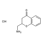 2-(aminomethyl)-3,4-dihydro-2H-1-benzopyran-4-one hydrochloride