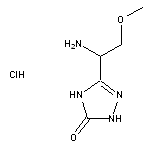 3-(1-amino-2-methoxyethyl)-4,5-dihydro-1H-1,2,4-triazol-5-one hydrochloride