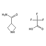 azetidine-3-carboxamide, trifluoroacetic acid