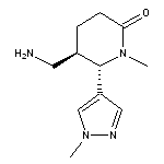 rac-(5R,6S)-5-(aminomethyl)-1-methyl-6-(1-methyl-1H-pyrazol-4-yl)piperidin-2-one